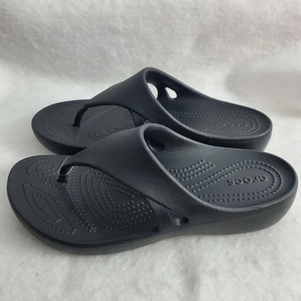 Crocs Kadee Wedge Flip Flop Size 7